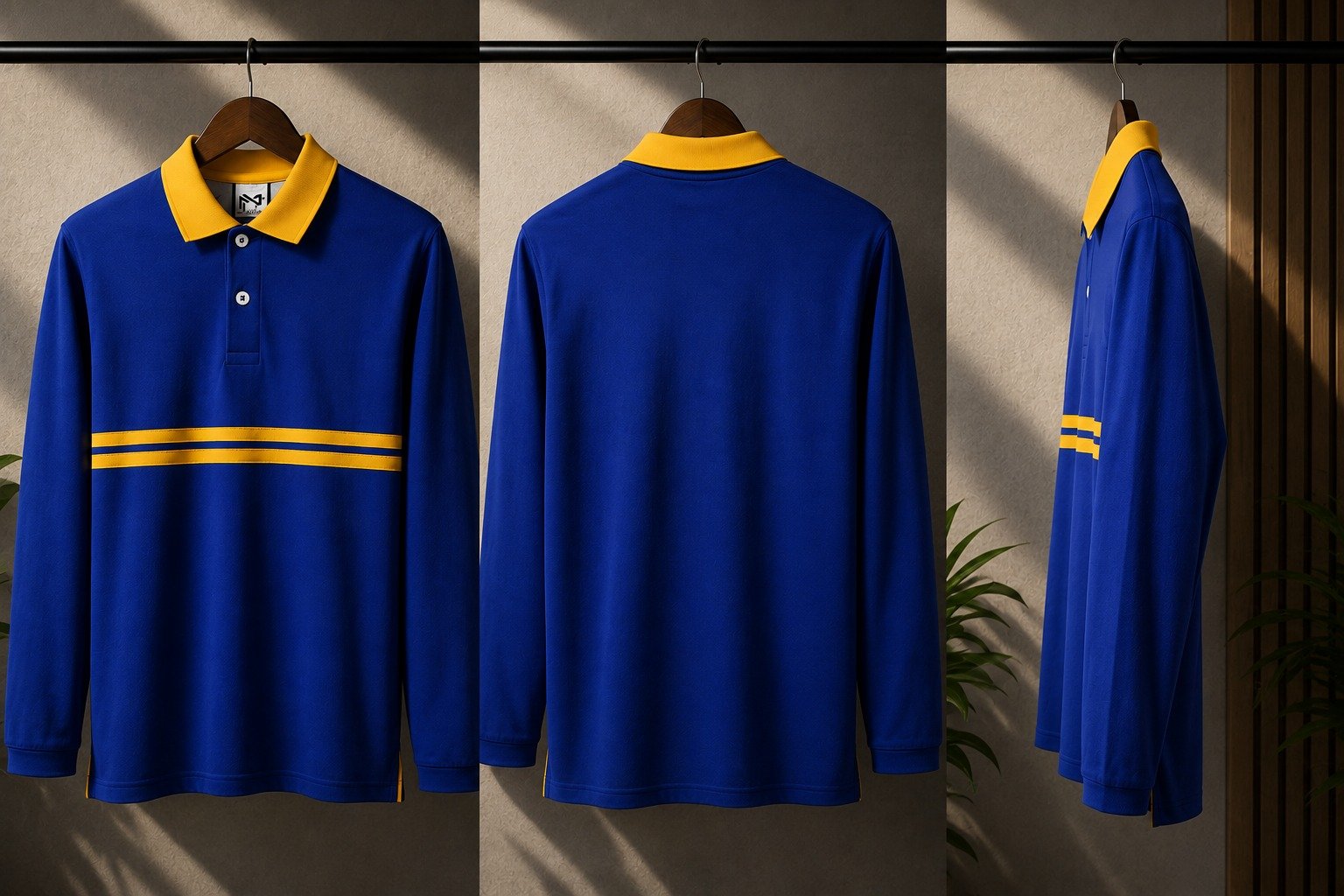 Double Stripped Coller Shirt
