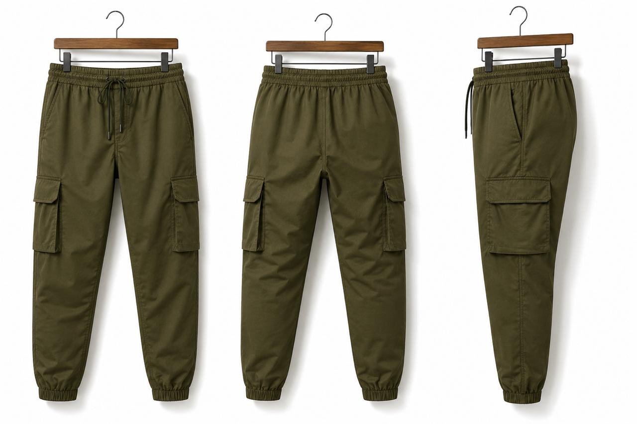 Army Green Cargo Trouser
